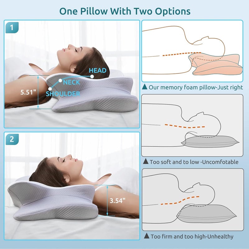 DONAMA Cervical Memory Foam Pillow - Image 4